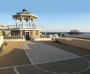 Addastone Plus and Addaset surfacing, Brighton Bandstand