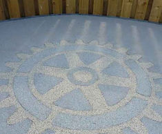 Surfacing for sensory garden, Little Harbour Hospice