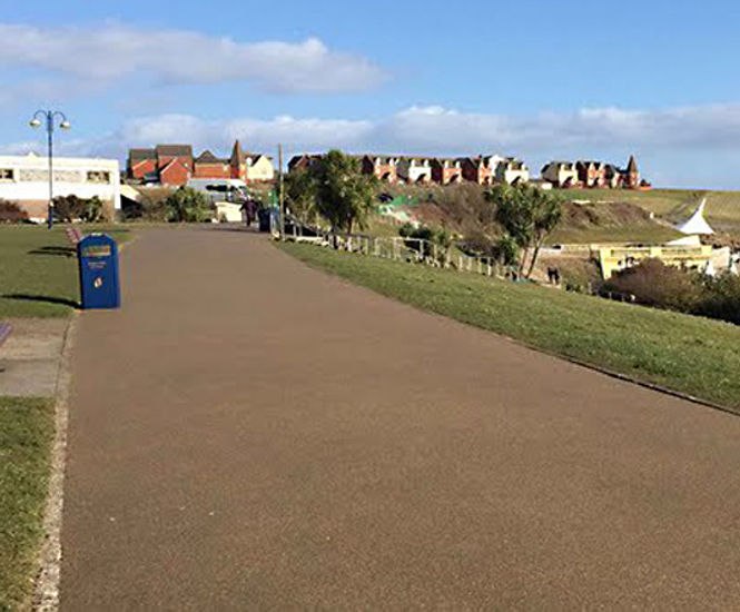 Terrabound resin bound seafront walkways - Barry Island
