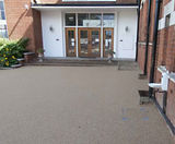 Terrabound resin bound surfacing, St George's School - on this page