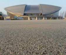 Resin bound surfacing, Baku Aquatics Centre, Azerbaijan | Addagrip Terraco