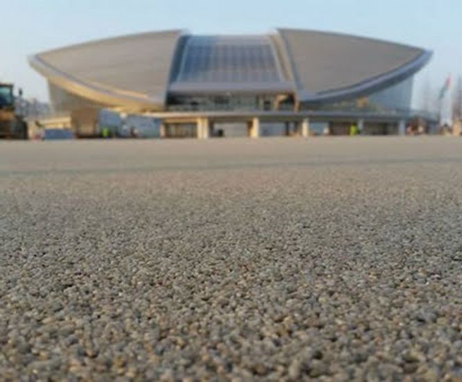 Resin bound surfacing, Baku Aquatics Centre, Azerbaijan