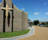Resin bound surfacing for church car park - on this page