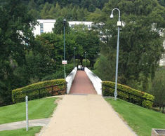 Resin bonded surfacing for Stirling University pathways