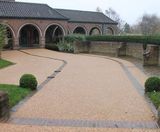 Rustic resin bound pathways - Mortlake Crematorium - on this page