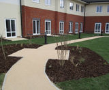 Resin bonded surfacing for housing development pathways - on this page