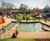 Resin bound porous paths, Hampton Court Palace play area 4