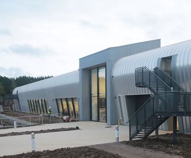 Resin bound pathways for former heritage motor museum