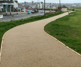 Resin bound surfacing installed along clifftop path - on this page
