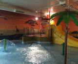 Resin bound surfacing for hotel swimming pool - on this page