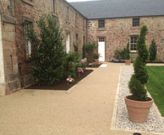 Resin bound courtyard surfacing for Scottish estate