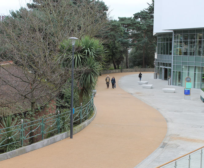 Surfacing for new leisure complex and cinema development
