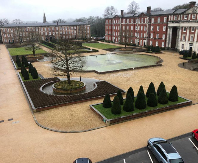 Surfacing rejuvenates access roads at former barracks