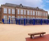Resin bound porous surfacing for school's communal area - on this page