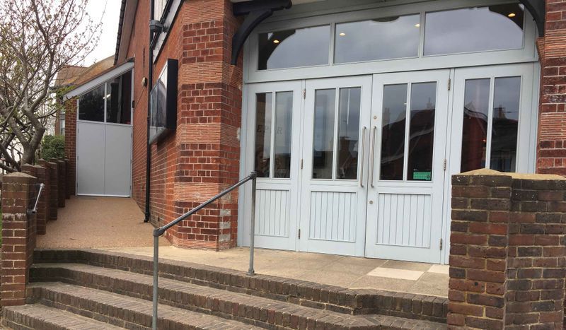 Images for Non-slip decorative surfacing for cinema access ramps