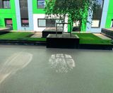 Terrabound decorative surfacing for student campus - on this page