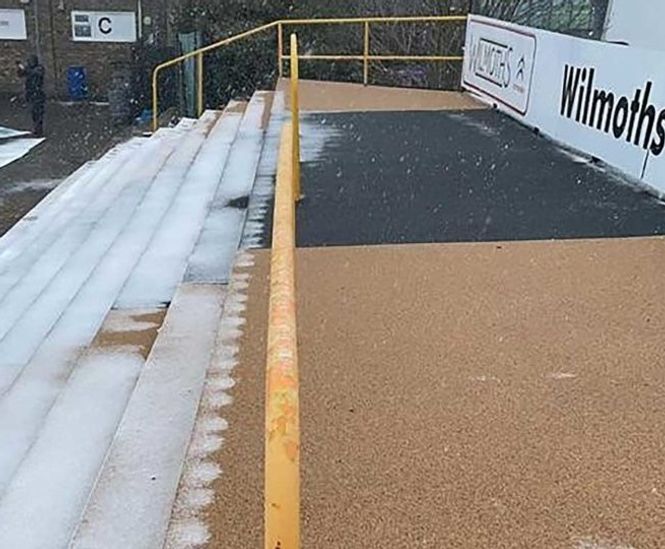 Ecoheat Surfacing for Folkestone Invicta FC