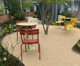 Resin bound porous pathways for hospital garden - on this page