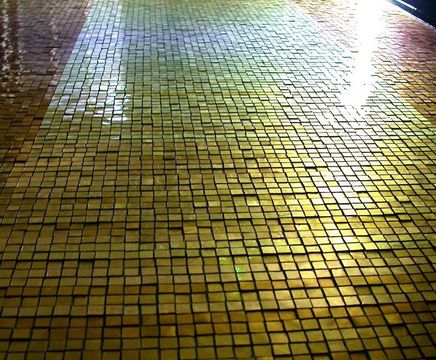 "Tapestry of Light" gold leaf mosaic