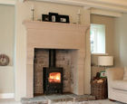 Birchover traditional fireplace