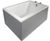 Calyx Deep Soaking Tub - compact acrylic Japanese-style bath for soaking 3