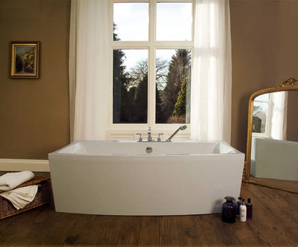 Elysia Free Standing Bath - ficore double-ended luxury soaking tub