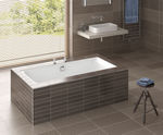 Serenity double-ended rectangular bath
