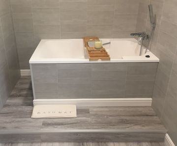 Takara deep soaking tub for bathroom refurbishment