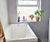 Compact deep soaking tub for family bathroom 1