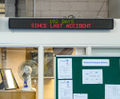Multi-line and matrix LED message display