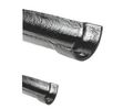 Plain deep flow half round cast iron gutters