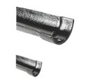 Plain deep flow half round cast iron gutters