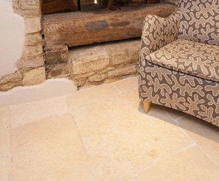 Abbey tumbled limestone flagstones