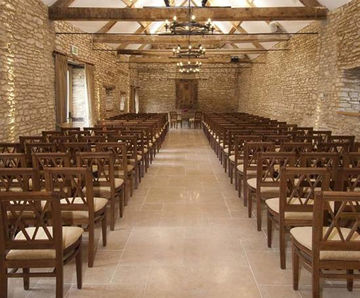 Heritage tumbled limestone flagstones