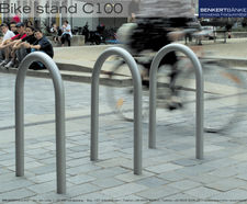 Benkert C100 - recyclable stainless steel cycle stand