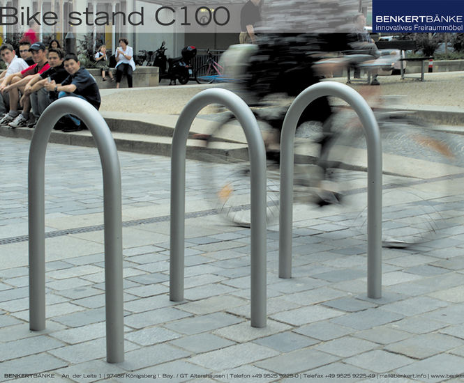 Benkert C100 - recyclable stainless steel cycle stand