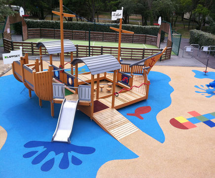 Playtop wet pour safety surfacing