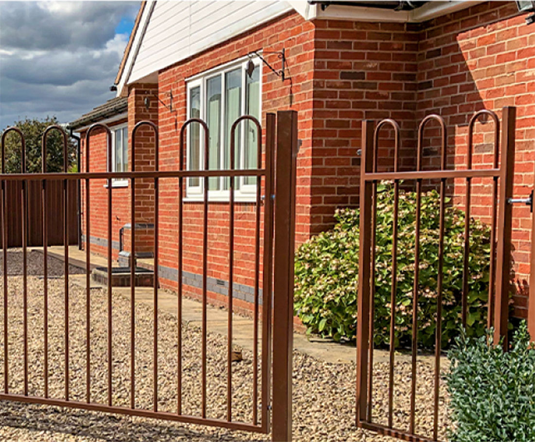 ColourRail - Bow top railings | ColourFence | ESI External Works