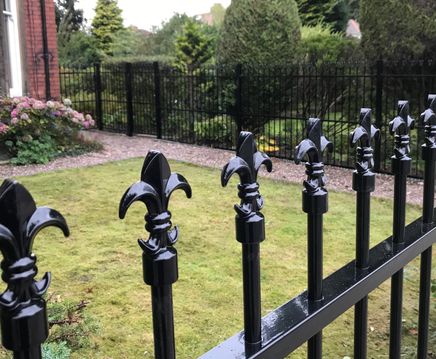 ColourRail spear-top railings