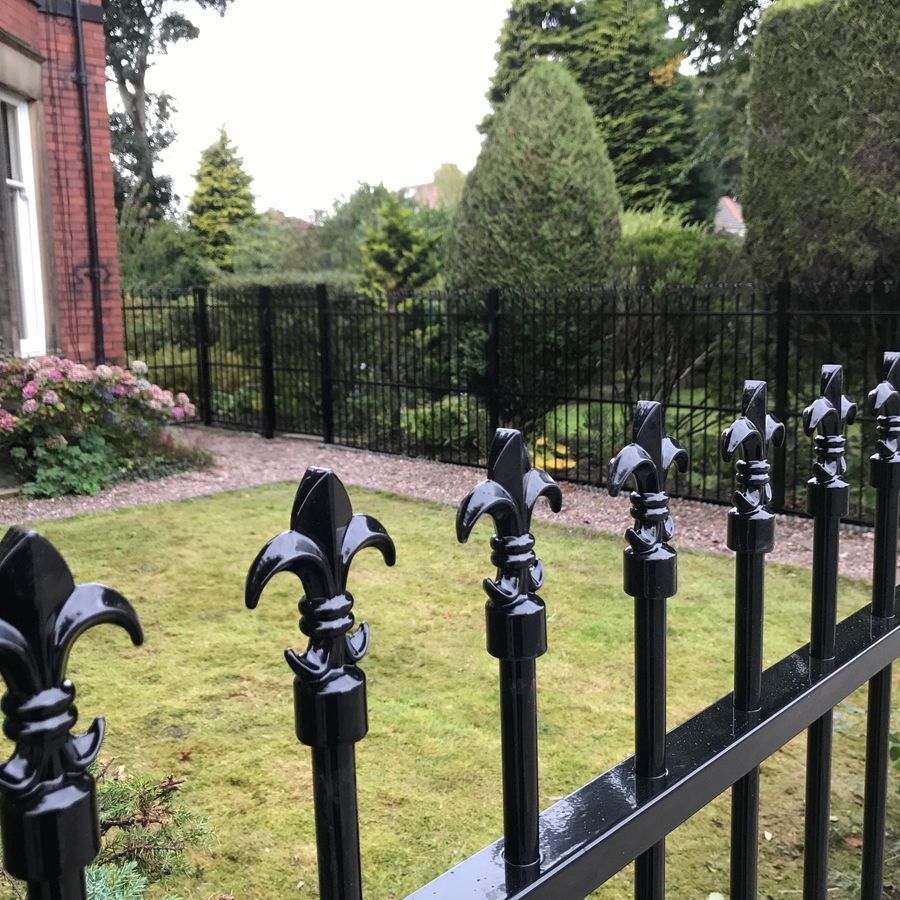ColourRail spear-top railings | ColourFence | ESI External Works