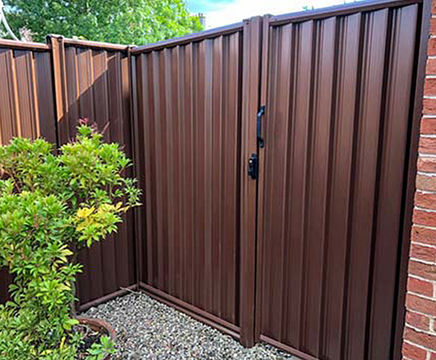 ColourGate - Plain top pedestrian gates