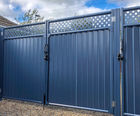 ColourGate - lattice top driveway gates