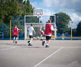 Multi-purpose playground goal units - on this page