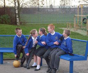 Outdoor seating for schools