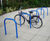 Galvanised steel cycle stands 2