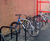 Galvanised steel cycle stands 4