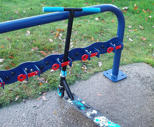 Scooter racks and shelters