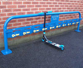 Scooter racks and shelters