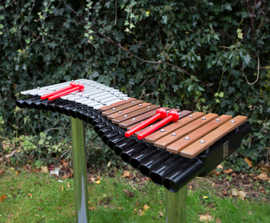 Sensory play outdoor musical instruments