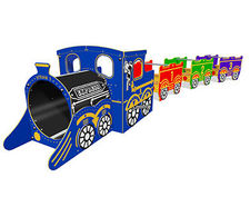 Ride on play vehicles for playgrounds